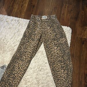 Damson Madder leopard print cargos